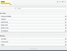 Tablet Screenshot of annastores.com